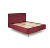 Postel MODULO W3 160 - Čelo postele, Bordó Monolith 59