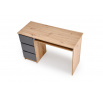 Psací stůl CINO, Dub Artisan/Grafit