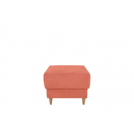 PASOS H - taburet, Primo 52 coral, dřevo TX002 (BRW COMFORT) (FL10-K1230)