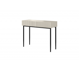 NICOLE PSACÍ STŮL 100 2SZ - kašmír / černý rám