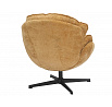 Otočné křeslo BETTY, Curry 248/Černá