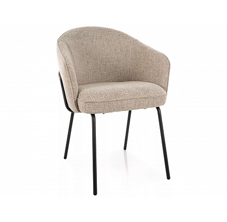 ŽIDLE NAO NOELLE RÁM ČERNÝ / BÉŽOVÁ 30