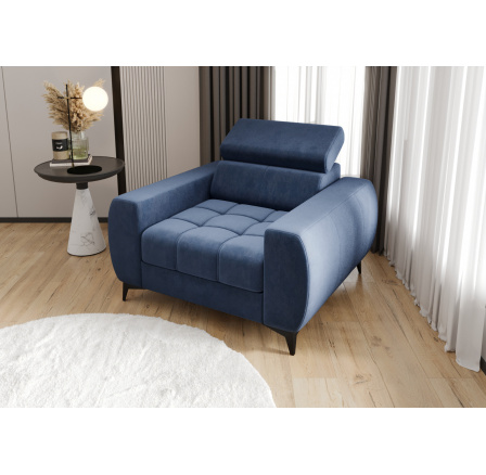 Křeslo PORTO 110 cm - modrá