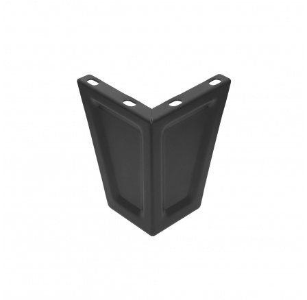 Nožky k šatní skříni, sada 4 ks. antracitové