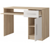 Psací stůl OMEGA III - 08, Dub Sonoma/Bílá