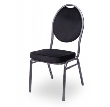 Křeslo banketní Herrmann velur Antracit Křeslo banketní Herrmann velur Antracit