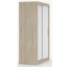 Šatní skříň NOEMI 04, Dub Sonoma/Bílá
