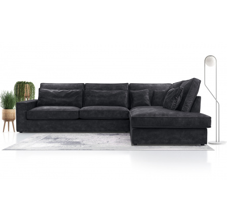 Rohová sedací souprava Carny P Palladium 19 černá Rohová sedací souprava Carny P Palladium 19 černá