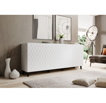 Komoda ASTI, bílá matná/bílá matná Komoda ASTI, bílá matná/bílá matná