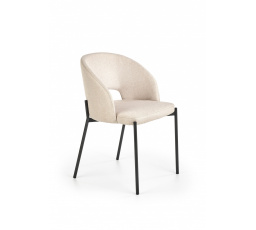 Jídelní židle K373, Béžová/Černá