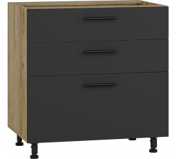 Kuchyňská dolní skříňka VENTO D3S-80/82 dub antracit