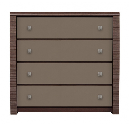 Komoda SENEGAL A/KOM4S alhambra/šampaňská béžová lesk Komoda SENEGAL A/KOM4S alhambra/šampaňská béžová lesk