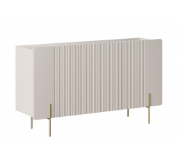 MALMI Komoda 150 3D - kašmír / zlaté nohy