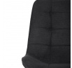 Jídelní židle, černá, látka, HC-T1130 BK2