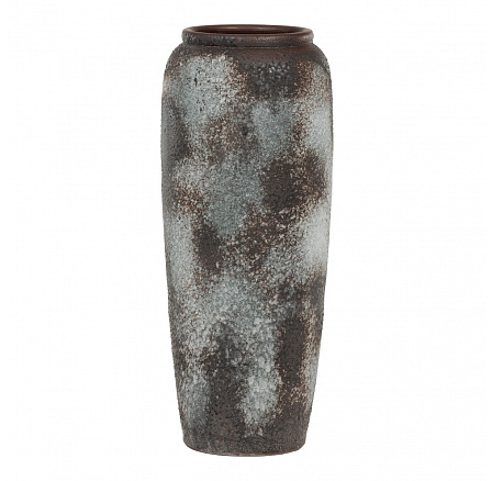 Váza keramická - výška 90 cm, hnědo-šedá