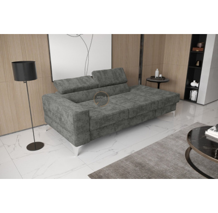 Sofa TOSCANIA II lenoška 205 cm - šedá, pravá strana