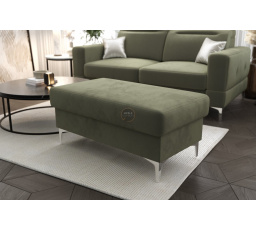 Taburet s úložným prostorem MALIBU 100x55 cm - zelená