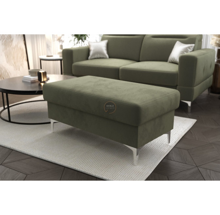 Taburet s úložným prostorem MALIBU 100x55 cm - zelená Taburet s úložným prostorem MALIBU 100x55 cm - zelená