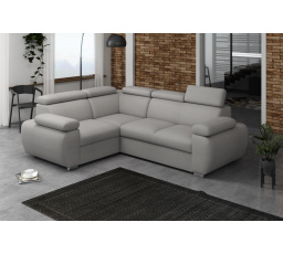 Rohová sedací souprava Bodie L - světle šedá