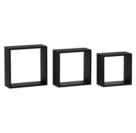 Polička, mdf, černá, P-008 BK