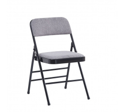 Skládací židle šedá - ATEST BHP K24-FXJG