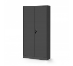 Kancelářská kovová skříň na dokumenty TOMASZ, 900 x 1850 x 450 mm, antracitová