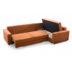 Rohová sedací souprava Toro P oranžovo-hnědá