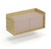 Skříň MOBIUS LOWBOARD 2D korpus skříně, přírodní/starorůžová