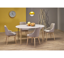 Jídelní stůl rozkládací PIVOT, kašmír/přírodní