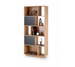 Knihovna REG23, dub wotan / černá