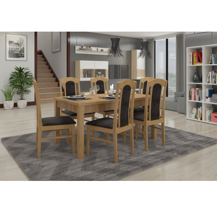 Sada stůl s židlemi RODOS 53 Craft Gold