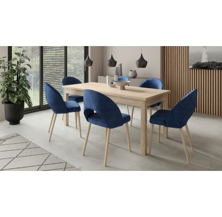 Sada stůl s židlemi RODOS 82 Sonoma