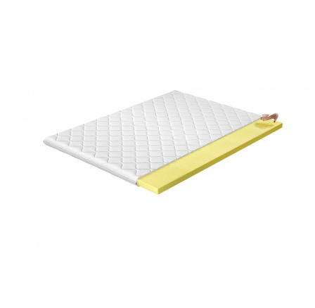 Vrchní matrace - Topper VISCO 180x200 cm, Hypoalergenní potah Microfibre