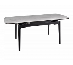 Jídelní stůl SENTO 120, Bílá / Černá