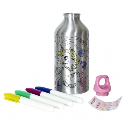 Láhev na vodu k vybarvování pro děti