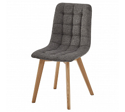 Jídelní židle, šedá, látka, CT-291 GREY2
