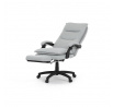 Kancelářské křeslo, synchronní mechanismus, stříbrná látka, KA-Y350 SIL