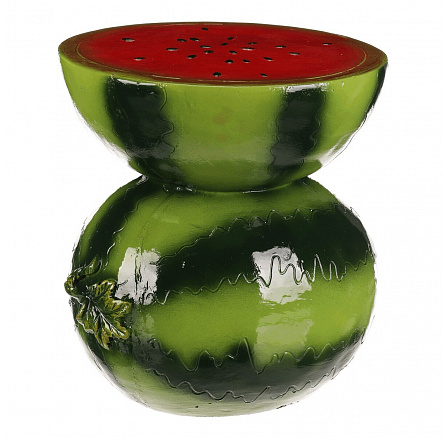 Taburet melounový - menší, magnesium, barva červeno-zelená