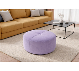 Puf TILIA PIK Ø72 CM MCV2248(ODSTÍN FIALOVÉ) - RYCHLÉ ODESLÁNÍ