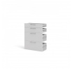 Komoda OFFICE 80400/158, Bílá