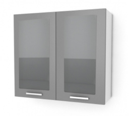 Kuchyňská skříňka Natanya G602W šedý lesk