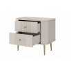 Sada nočních stolků Vesper, kašmír / zlaté nohy