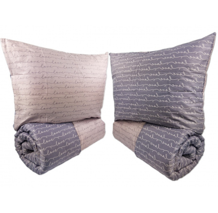 Francouzské povlečení Satén 240x200, 70x90cm Love