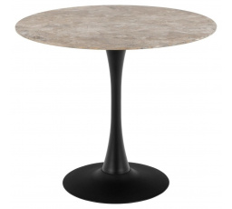 Stůl Malta leštěná keramika hnědá Aberta