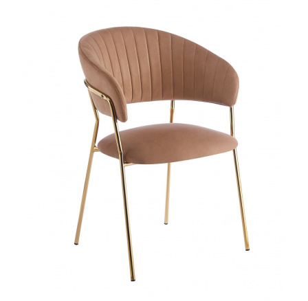 Židle velvet - Riviera 24 cappuccino K4-FX (G) Židle velvet - Riviera 24 cappuccino K4-FX (G)
