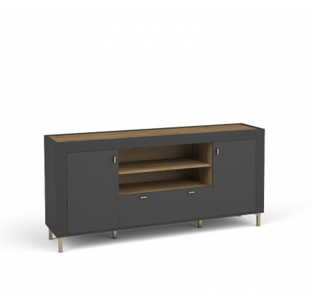 Systém "MOSSA" MO7 (Komoda 2D1S EF) - Barva: dub whisky