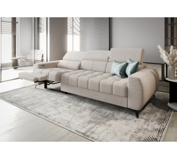 Sofa PORTO III , relax 263 cm - béžová, Levá strana