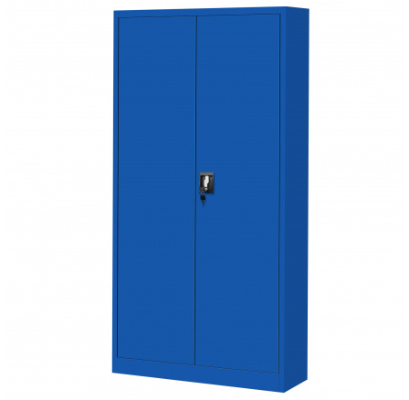 Plechová dílenská skříň se zásuvkami DAREK, 920 x 1850 x 500 mm, modrá