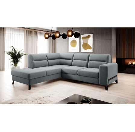 Rohová sedací souprava CASSARA, Velvetmat 04, Levá