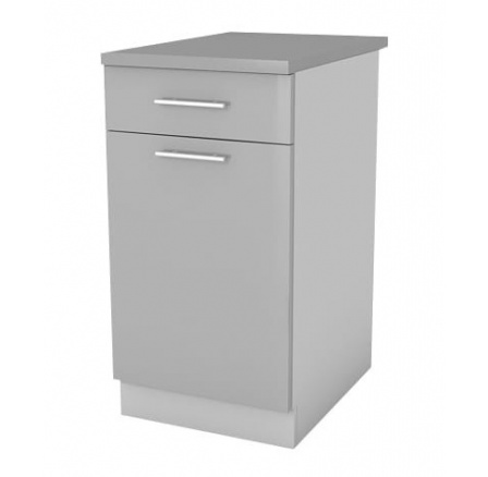 Kuchyňská dolní skříňka Femme D40 1D1SZ, šedý lesk Kuchyňská dolní skříňka Femme D40 1D1SZ, šedý lesk